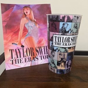 Taylor Swift Eras Tour Movie AMC Poster and Cup
